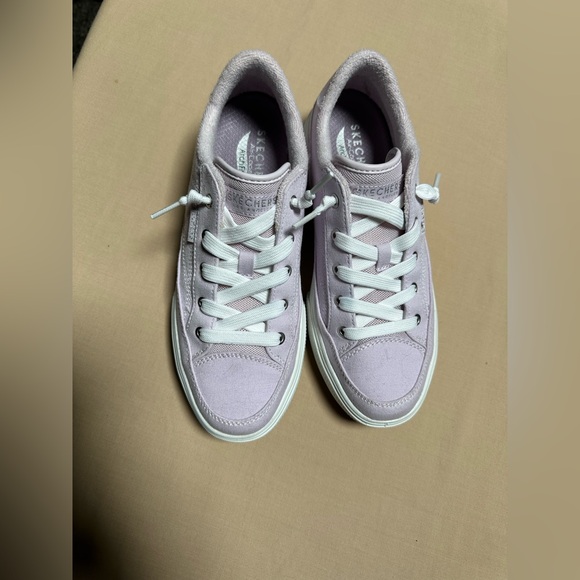 Pink Skechers Arch Fit Arcade Tennis Shoes - Picture 12 of 12